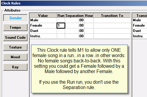 Clock Rule-Female Separation 2