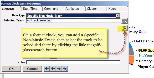 Scheduling A Specific Track