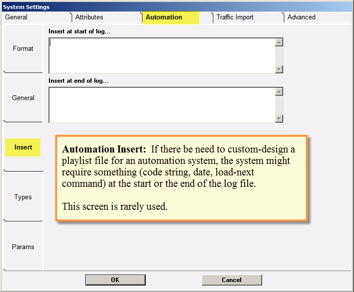 SystemSettings - Insert Tab