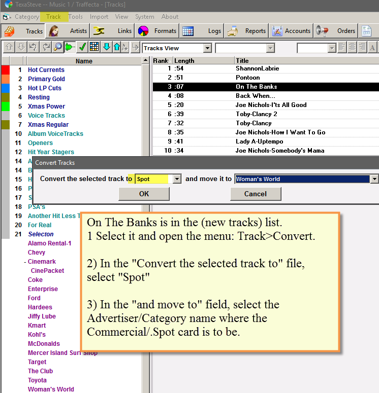 Traffecta - Convert Tracks 2