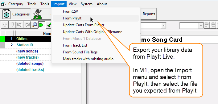 PlayIt Importing